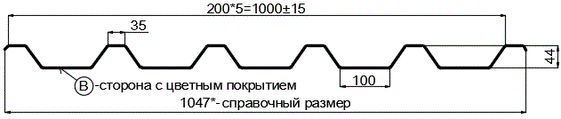 Фото: Профнастил Н60 х 845 - B (PURMAN-20-3005-0.5) в Пушкино