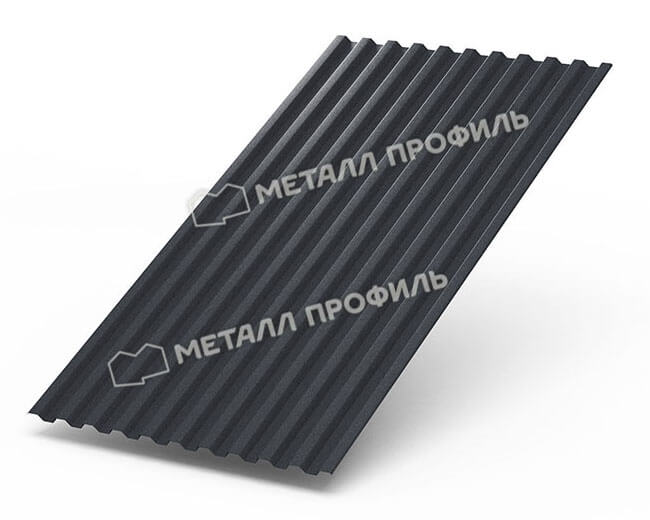 Фото: Профнастил С21 х 1000 - B (Steelmatt-20-7024-0.4±0.08мм) в Пушкино