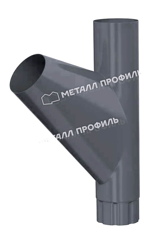 Тройник трубы Foramina Freeze D100 (FRZ_D-01-GreyGrey-0.5) в Пушкино