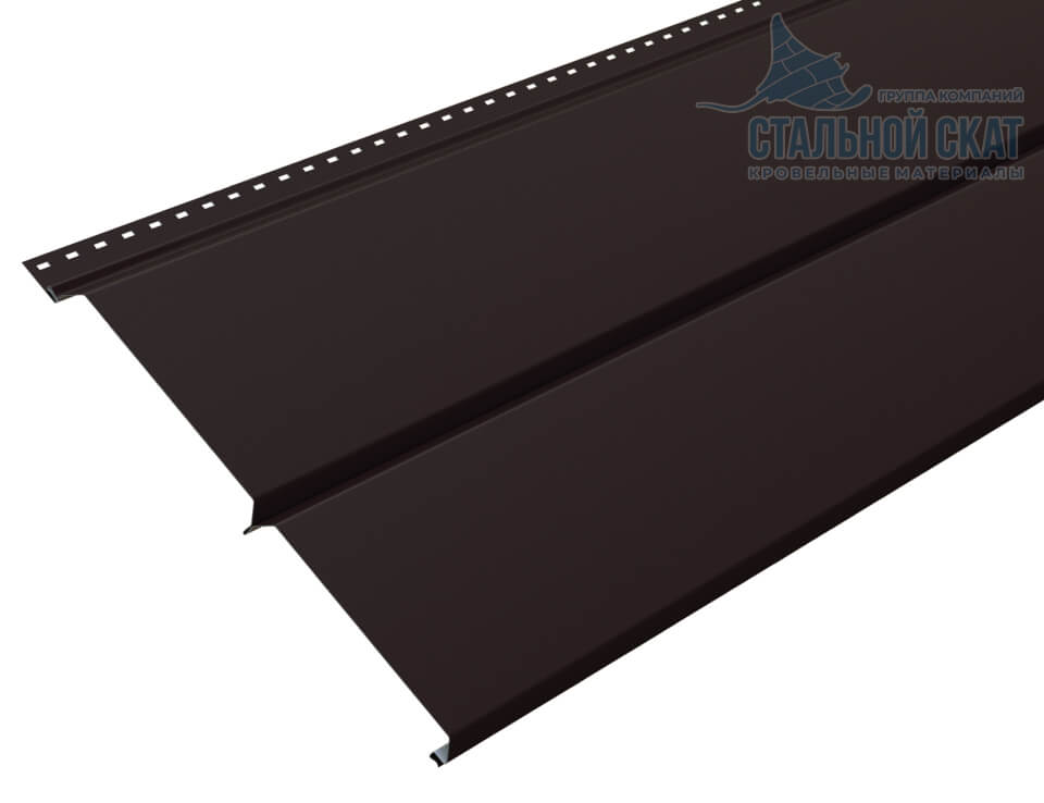 Сайдинг Lбрус-XL-14х335 (VALORI-20-DarkBrown-0.5) в Пушкино