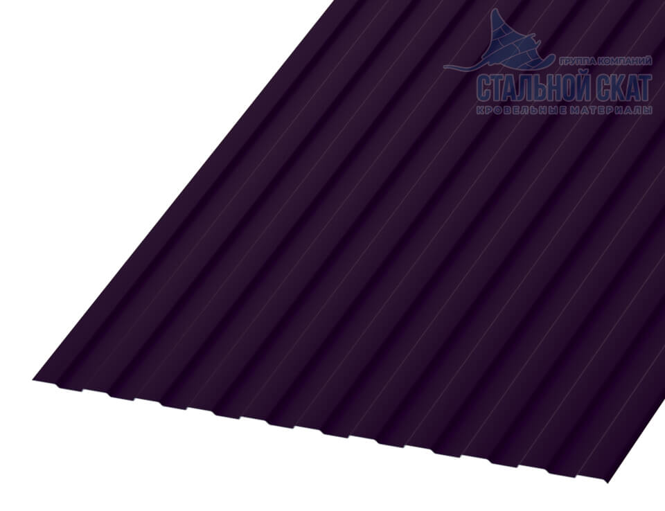Профнастил С8 х 1150 - A (VALORI-20-Violet-0.5)
