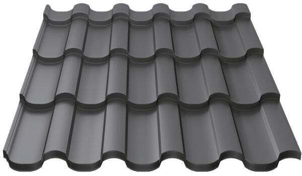 Металлочерепица МП Монтекристо-S (PURETAN-20-RR23-0.5)