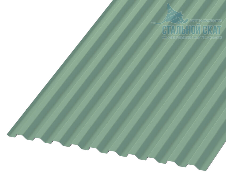 Профнастил С21 х 1000 - B (PURMAN-20-Tourmalin-0.5)