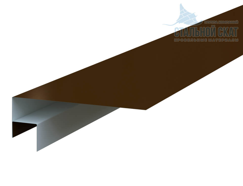 Планка откоса сложная FASTCLICK 175х34х3000 (VikingMP-01-8017-0.45)
