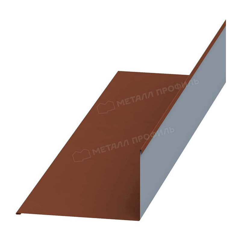 Планка примыкания верхняя 250х147х2000 NormanMP (ПЭ-01-8004-0.5)