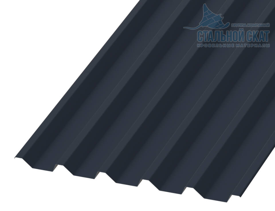 Профнастил С44 х 1000 - A (VALORI-20-Grey-0.5)