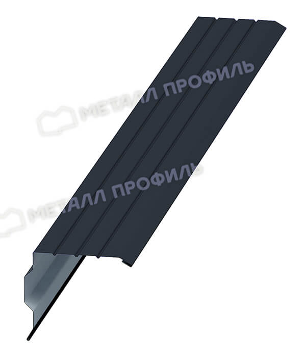 Планка торцевая 90х115х2000 NormanMP (ПЭ-01-7016-0.5)